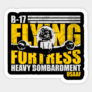 B-17 Flying Fortress (distressed) Sticker